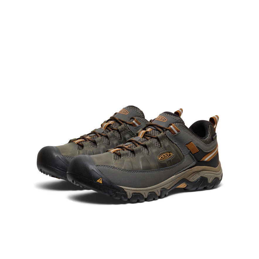 Men's Targhee III Waterproof Hiking Shoe Black Olive/Golden Brown - Image 2