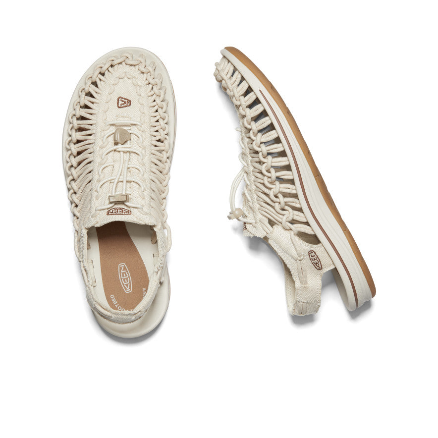 Men's UNEEK Canvas Sneaker Sandal Natural Canvas/Birch - Image 4