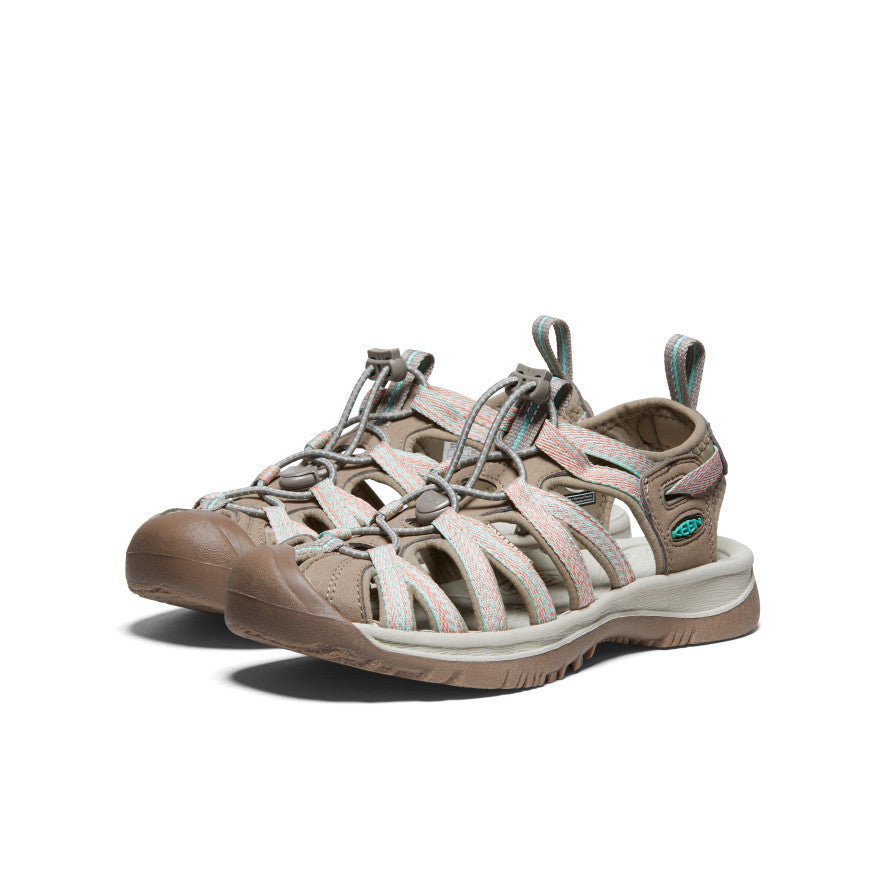 Women's Whisper Sandal Taupe/Coral - Image alt 2