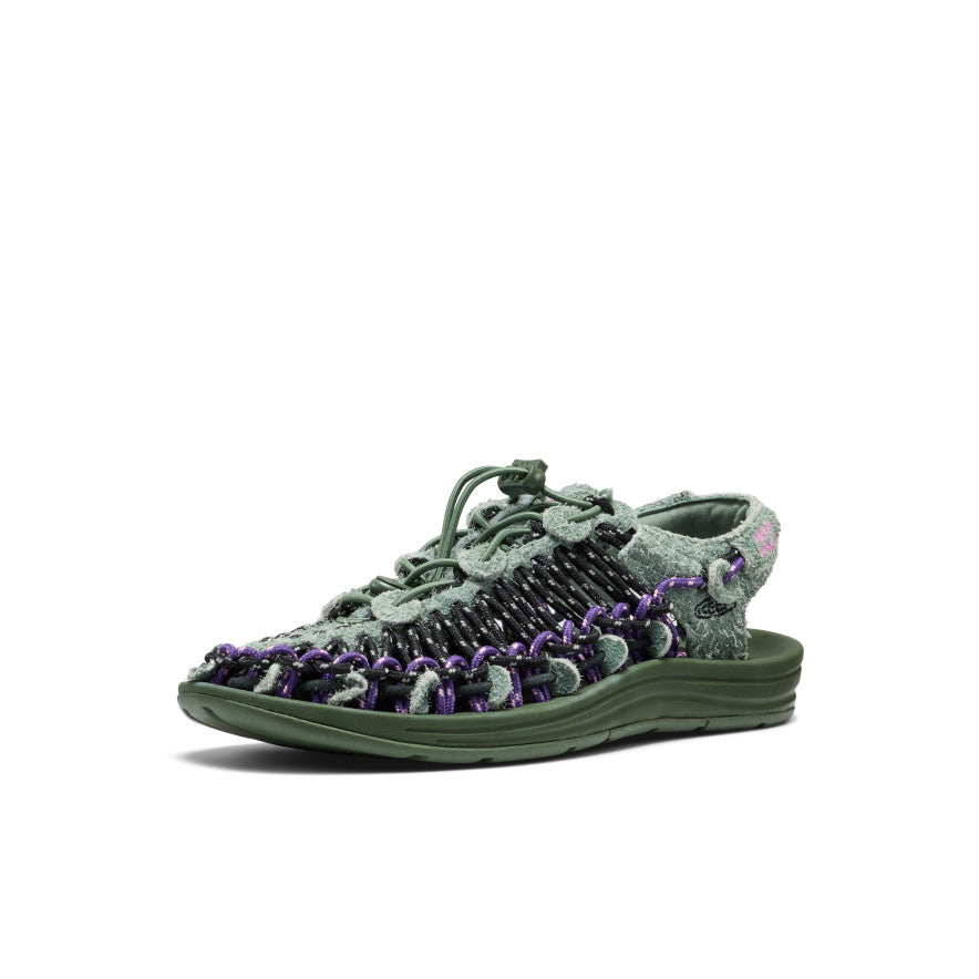 Unisex UNEEK Leather Henrik Vibskov Sneaker Sandal Green Spring - Image 3