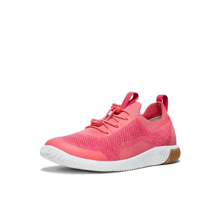 Kids' KNX Knit Sneaker Dubarry/Star White - Image 3