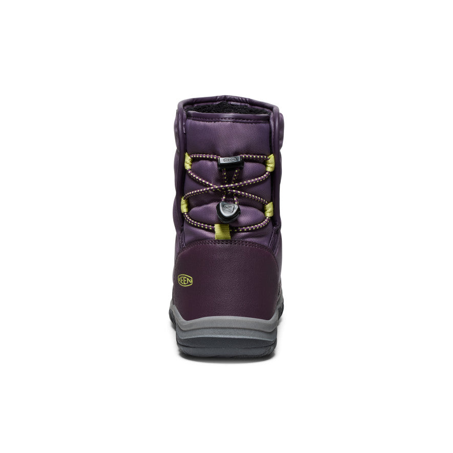 Kids' Puffrider Waterproof Winter Boot Black Plum/Daiquiri Green - Image 5