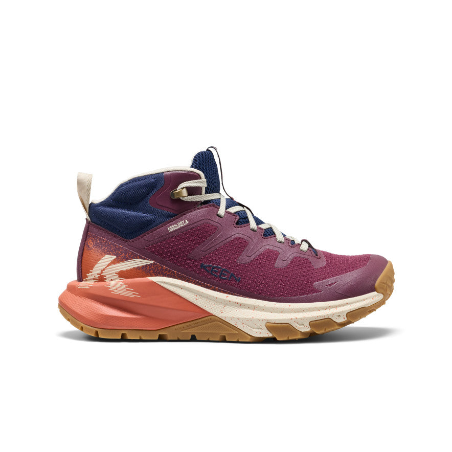 Women's Targhee Apex Waterproof Hiking Boot Fig/Burnt Brick - Image 1