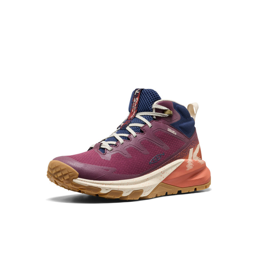 Women's Targhee Apex Waterproof Hiking Boot Fig/Burnt Brick - Image 3