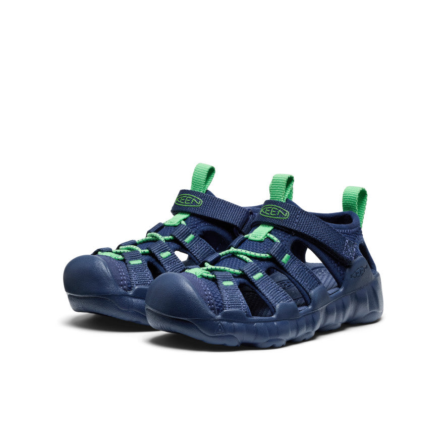 Kids' Hyperport H2 Sandal Naval Academy/Vibrant Green - Image 2