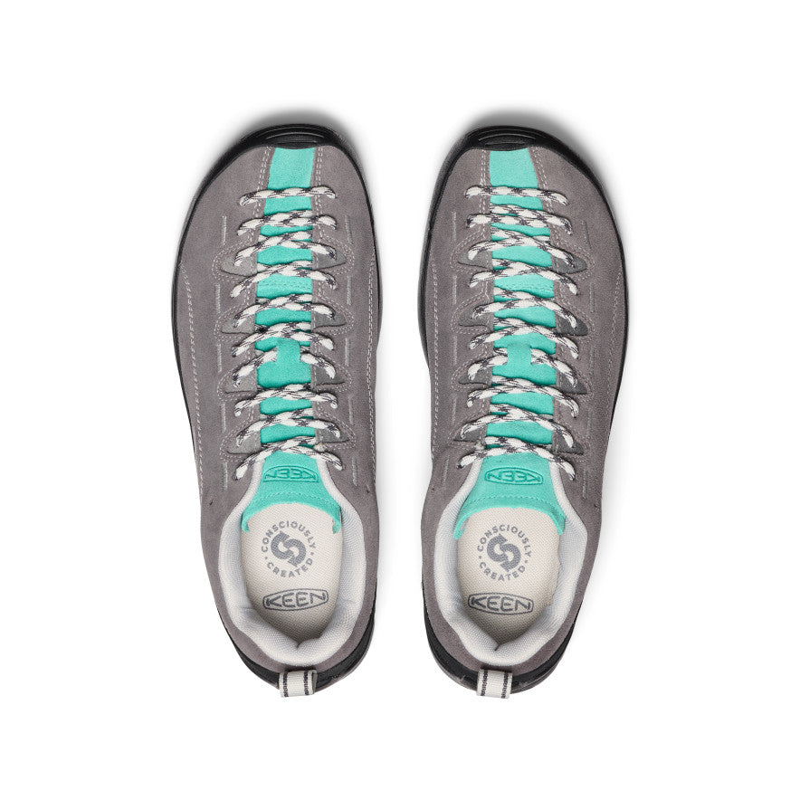 Men's Jasper Suede Sneaker Steel Grey/Bright Aqua - Image 4