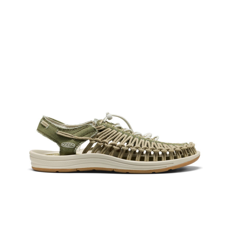 Men's UNEEK Canvas Sneaker Sandal Martini Olive/Birch - Image alt 1