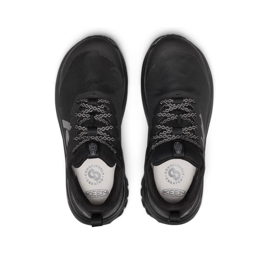Women's Roam Waterproof Trail Running Shoe Black/Black - Image alt 4