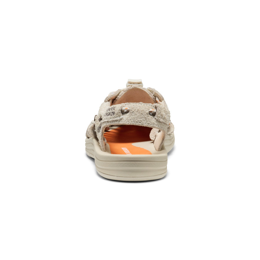 Unisex UNEEK Leather Henrik Vibskov Sneaker Sandal Tangerine Cream - Image 5