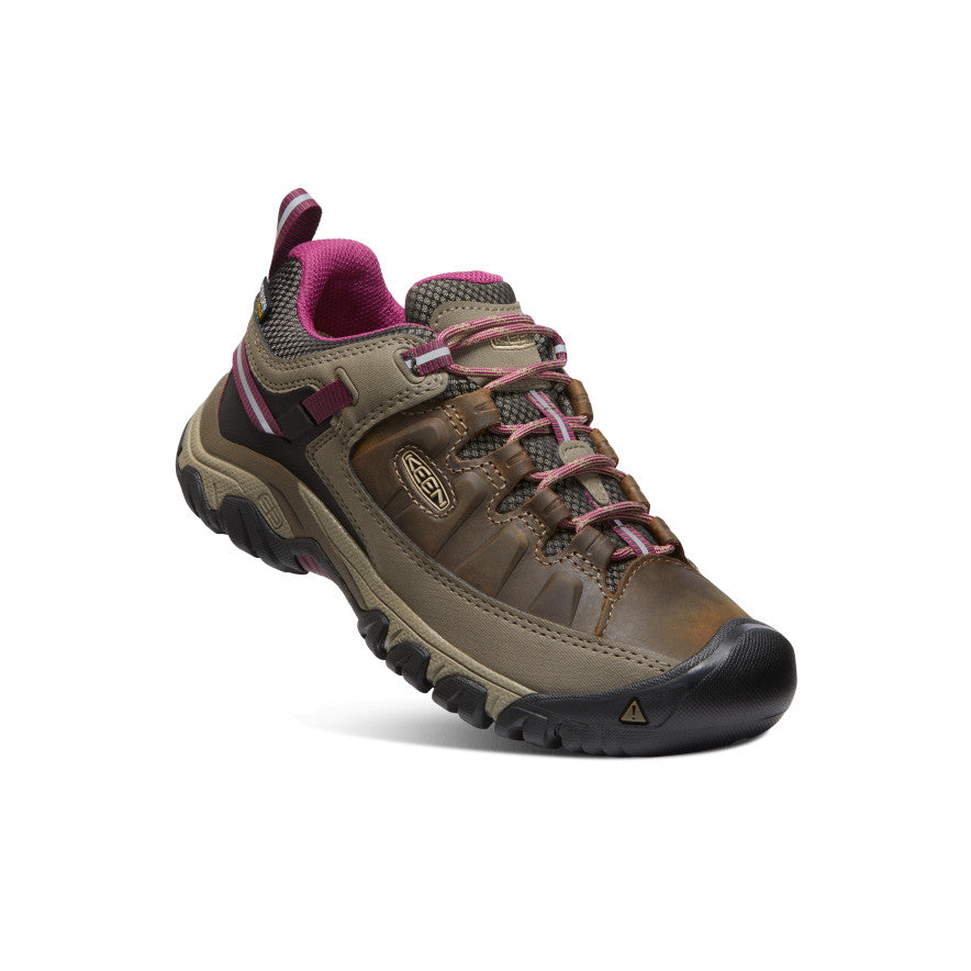 Women's Targhee III Waterproof Hiking Shoe Weiss/Boysenberry - Image alt 3