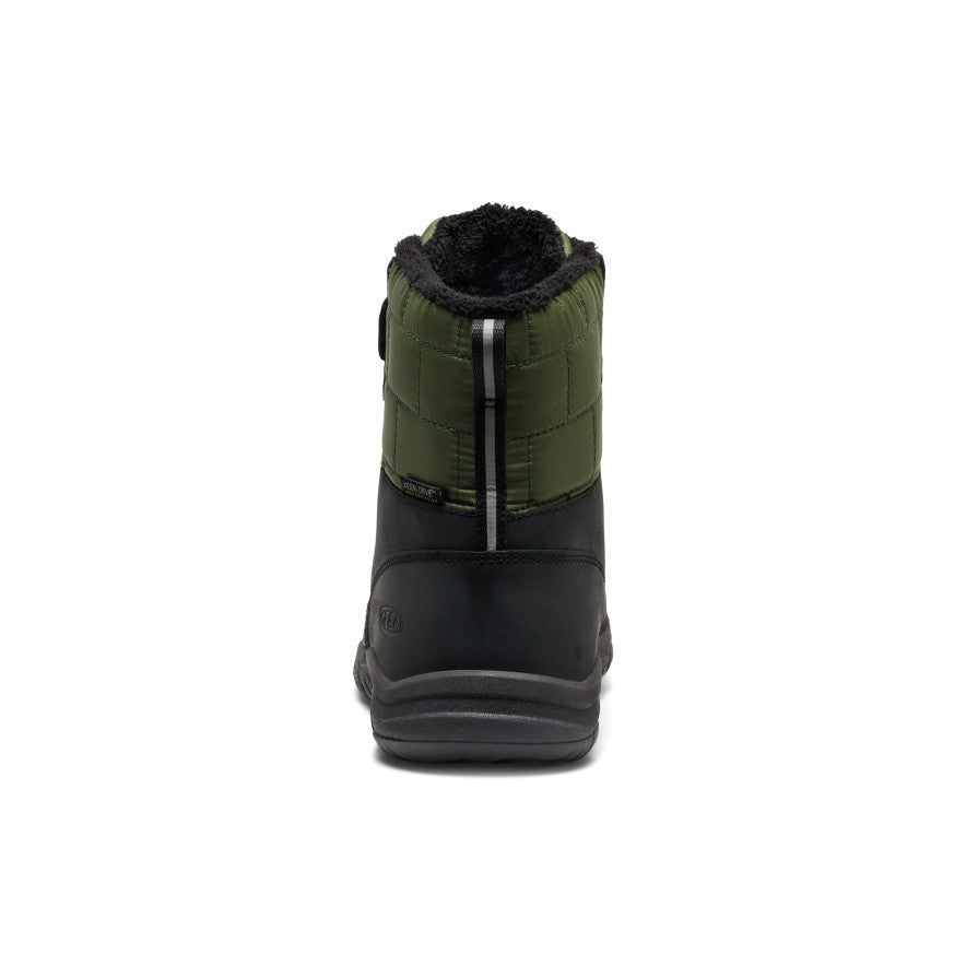 Kids' Kanibou Waterproof Winter Boot Black/Bronze Green - Image 5