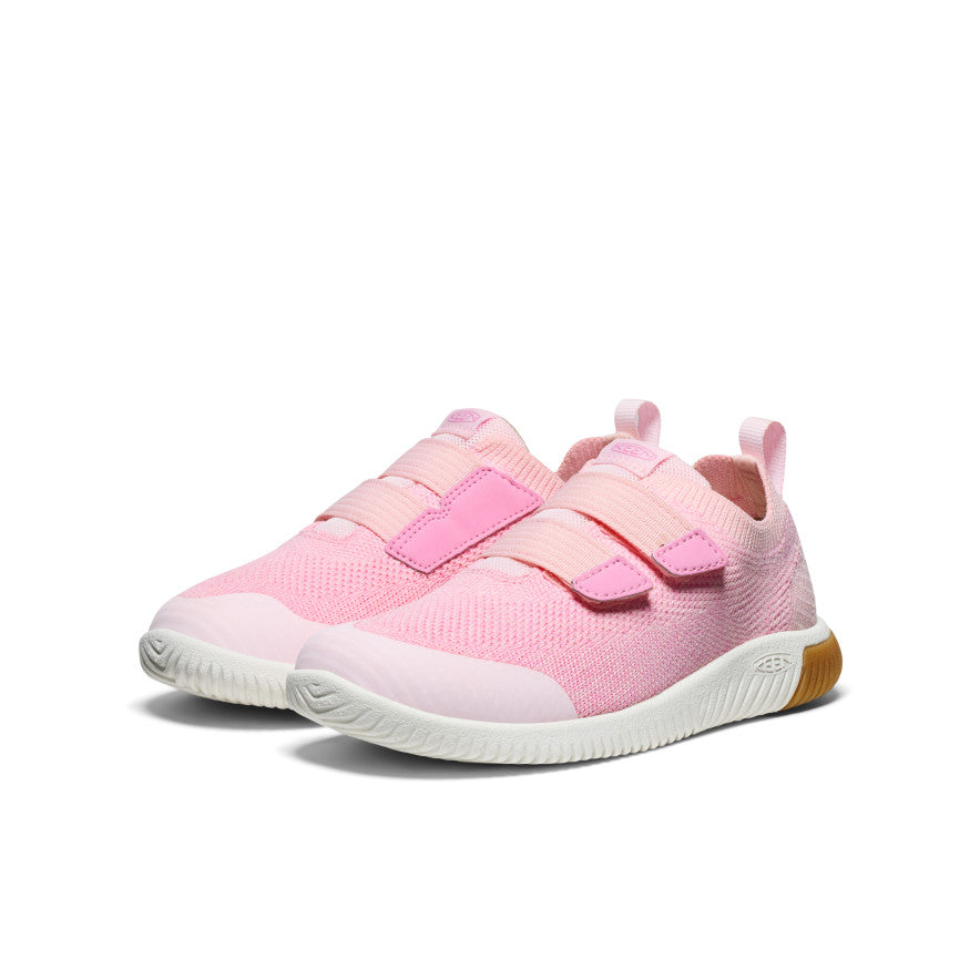 Kids' KNX Knit Double Strap Sneaker Pink-A-Boo/Moonlite Mauve - Image 2