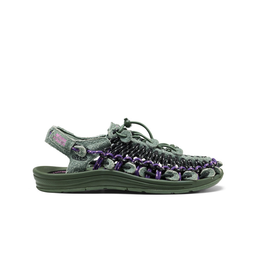 Unisex UNEEK Leather Henrik Vibskov Sneaker Sandal Green Spring - Image 1