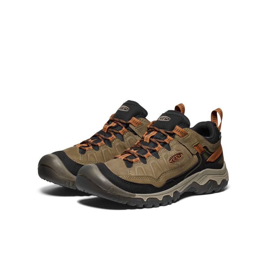 Men's Targhee IV Waterproof Hiking Shoe Sea Turtle/Roasted Pecan - Image 2