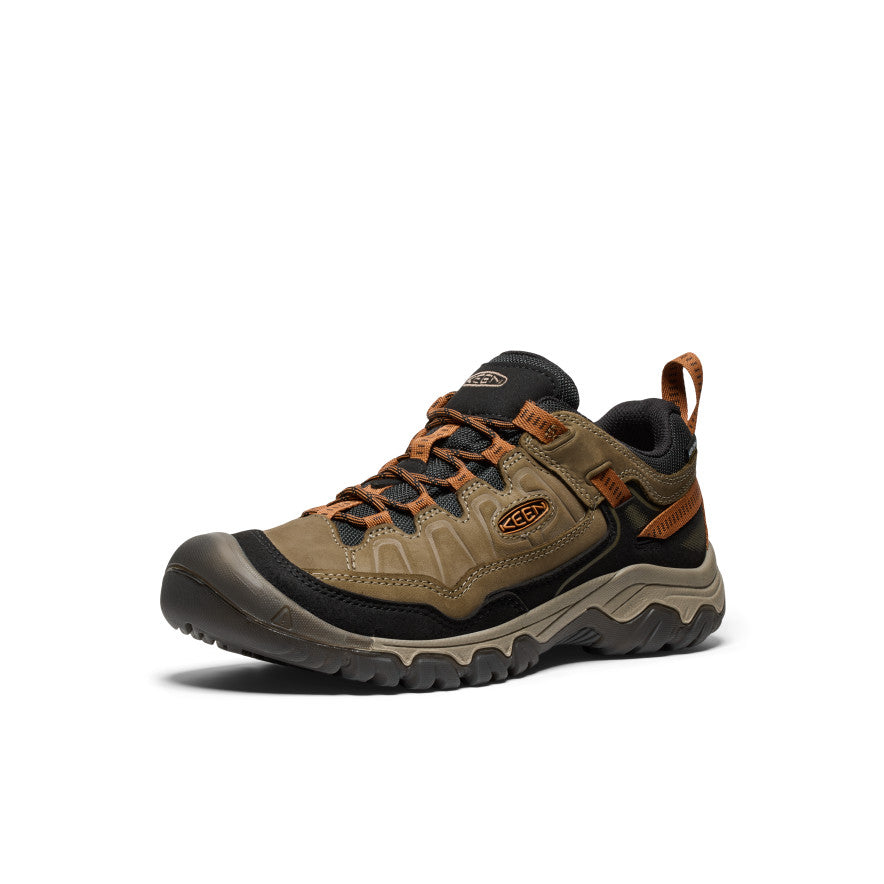 Men's Targhee IV Waterproof Hiking Shoe Sea Turtle/Roasted Pecan - Image 3