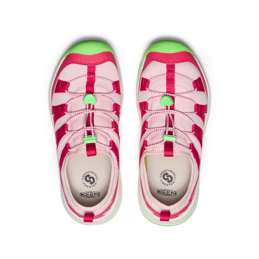 Kids' Motozoa Sneaker Raspberry/Summer Green - Image alt 4