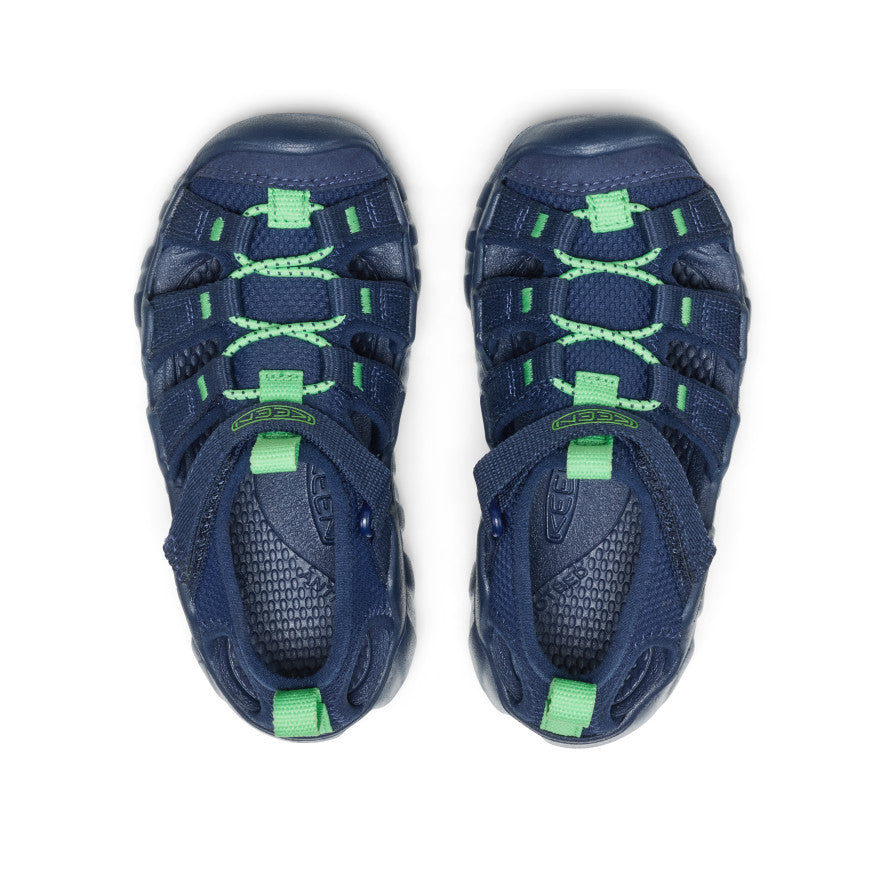Kids' Hyperport H2 Sandal Naval Academy/Vibrant Green - Image 4