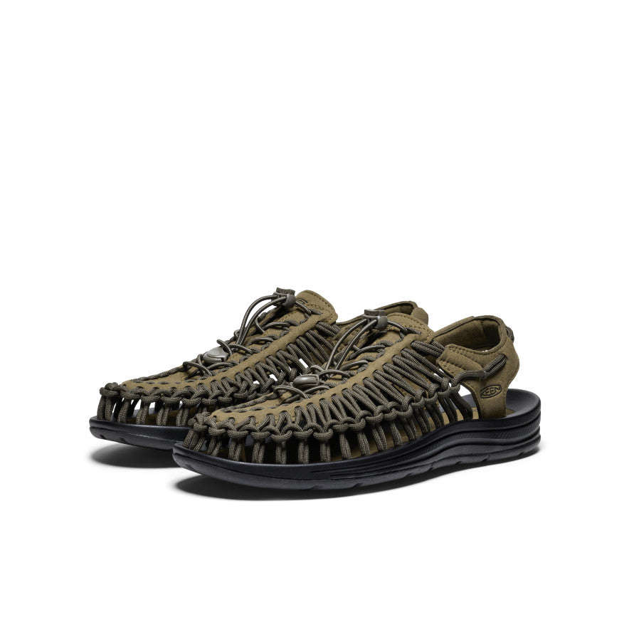 Men's UNEEK Sneaker Sandal Dark Olive/Black - Image 2